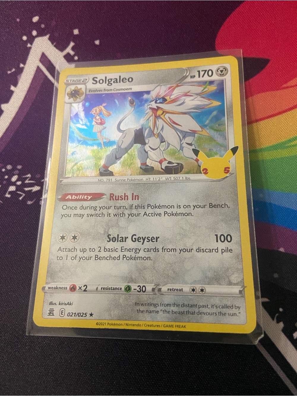 Solgaleo (021/025) 25th Anniversary